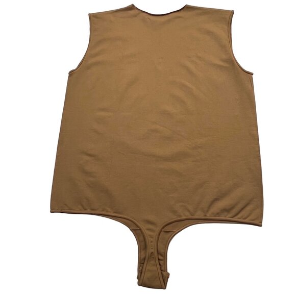 SKIMS Essential Crew Neck Sleeveless Bodysuit Camel 2X/3X - Picture 2 of 10